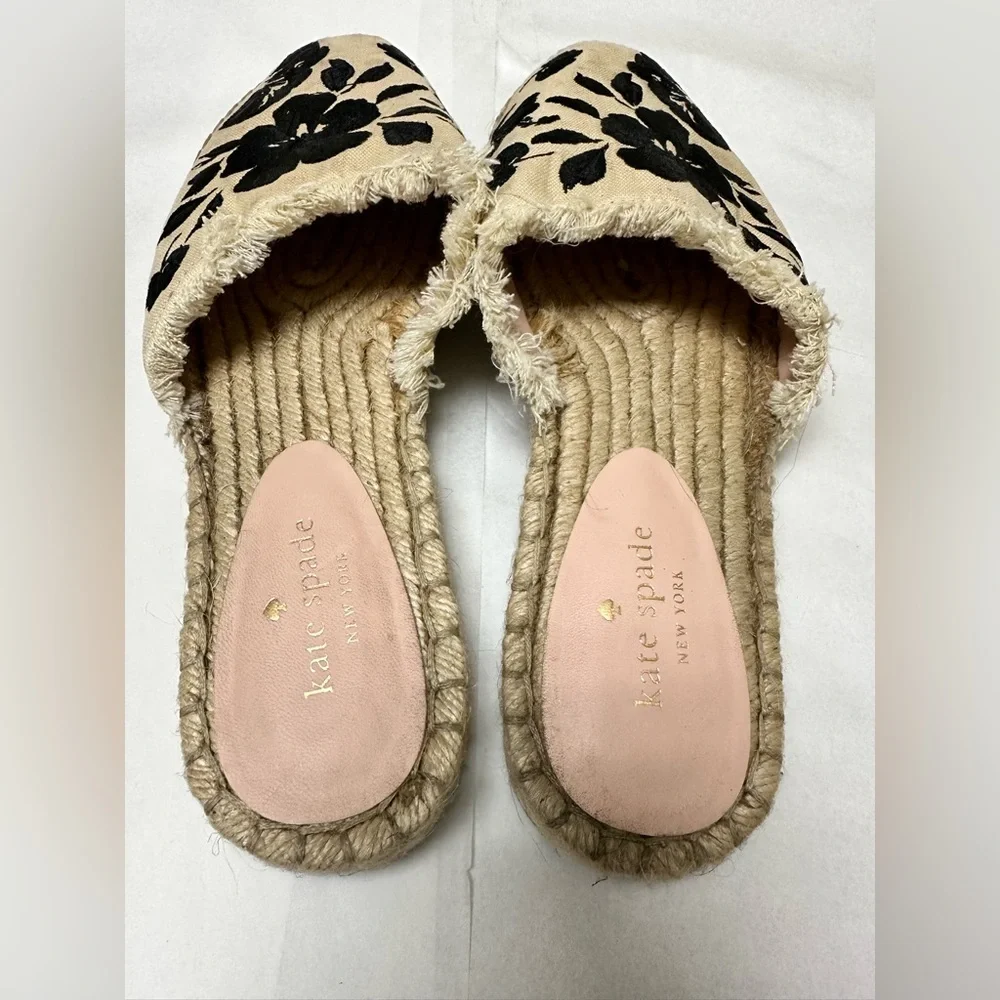 ♠️Kate Spade Espadrille Mules ♠️ Layton Slide On Flats♠️